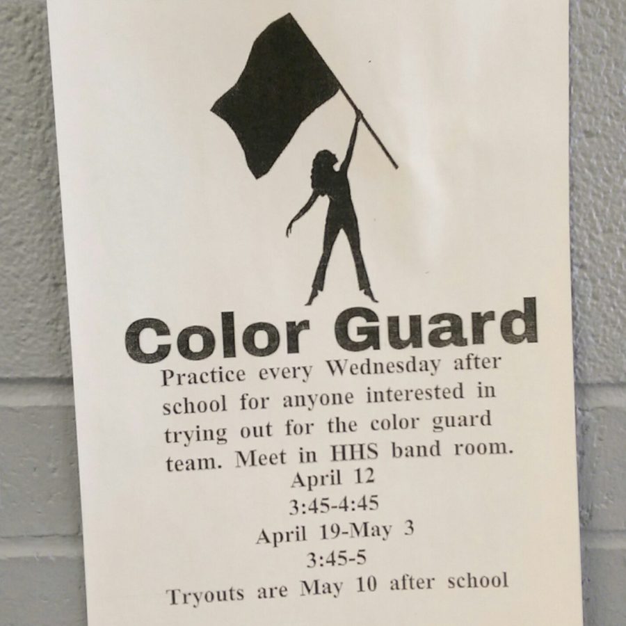 Color Guard Practices for Tryouts