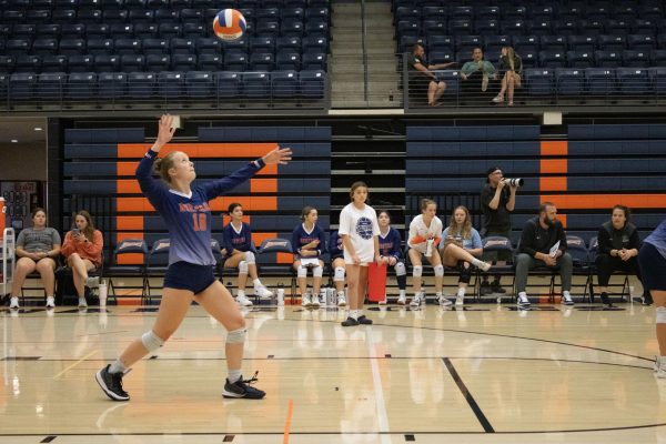 Volleyball games cause pressure and tension on the court. 