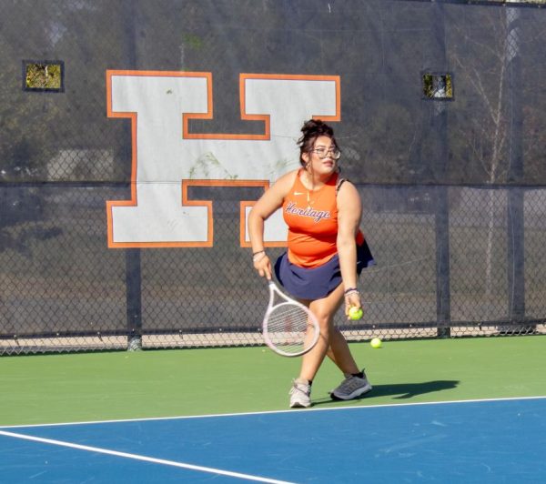 Heritage girls tennis team perseveres through the season. 