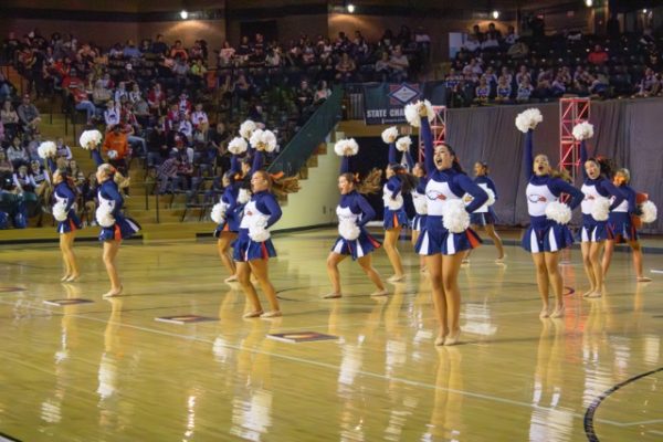 Heritage competition dance team competes at state competition for a spot at nationals.