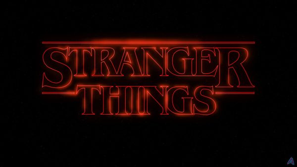 Iconic logo of the well-renowned hit series 'Stranger Things.'